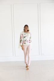 SPRWMN CROP FLARE - BALLET PINK