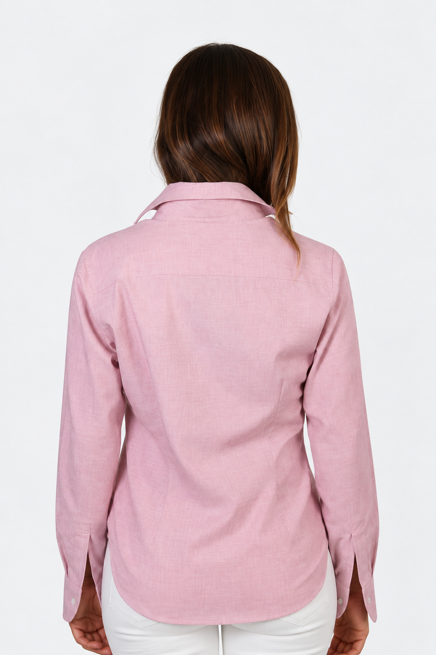 DF ITALIAN MADE COTTON/CASHMERE SHIRT - PINK ROSE