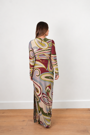 LEONARD PARIS LUMI ROMEO DRESS - MULTI