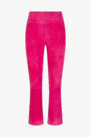 SPRWMN ANKLE FLARE SUEDE- HOT PINK
