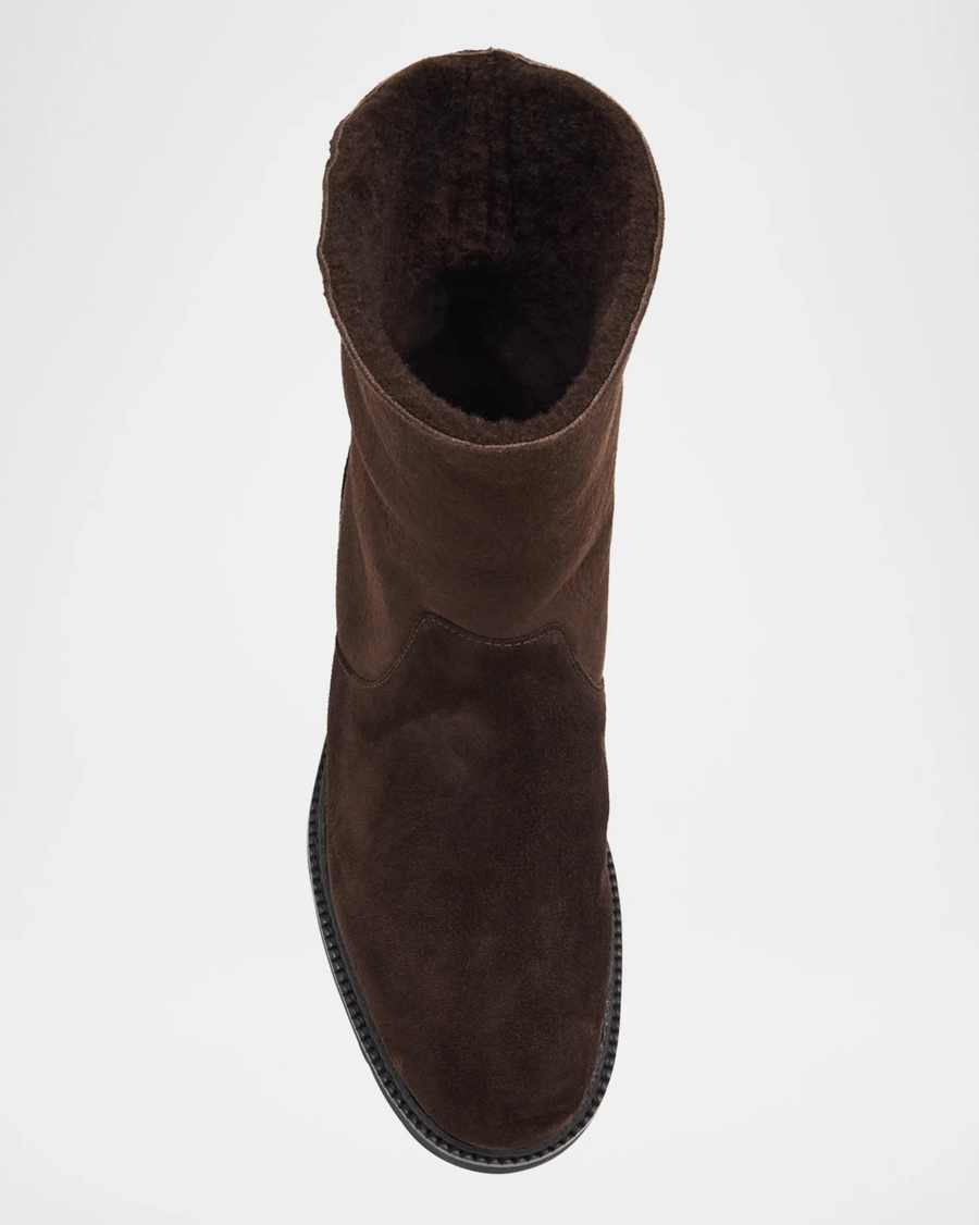 Manolo Blahnik Tomosa Suede Boot