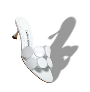 Manolo Blahnik Haribalmu in White