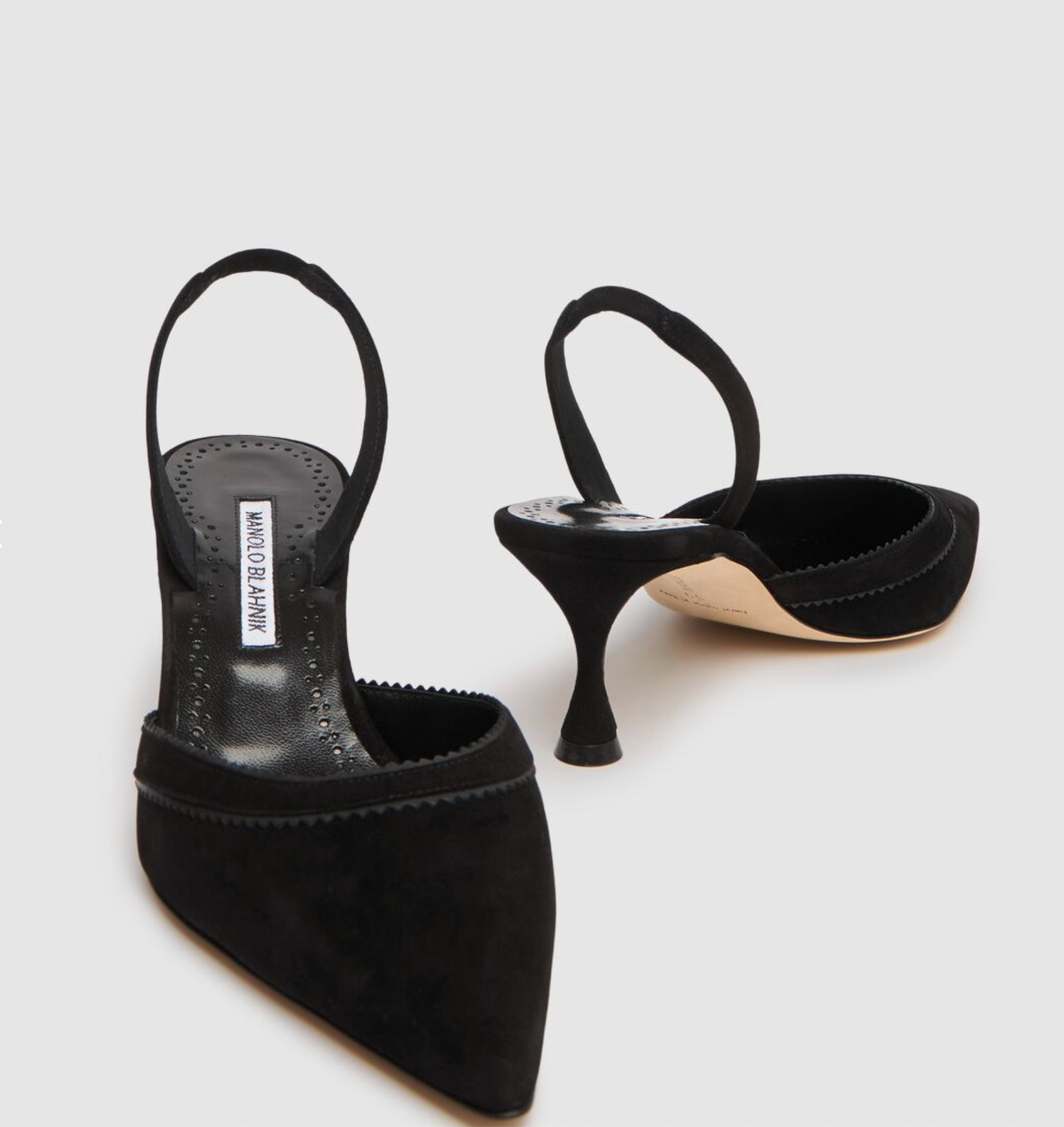 Manolo Blahnik Brontiasli Gala in Black