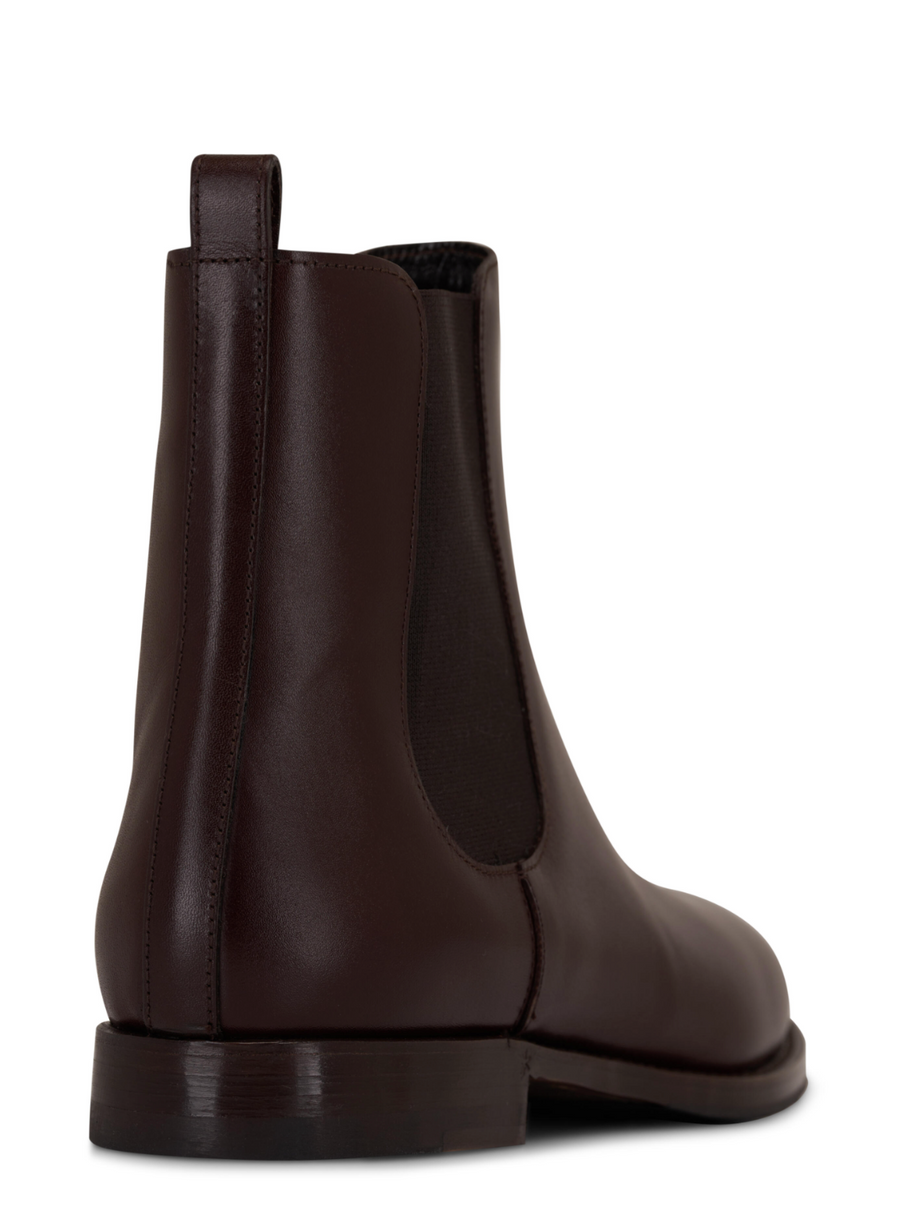 Manolo Blahnik Chelsea Boot in Dark Brown