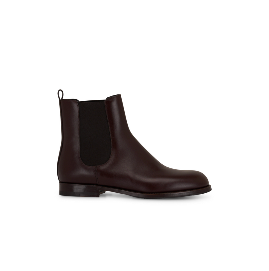 Manolo Blahnik Chelsea Boot in Dark Brown