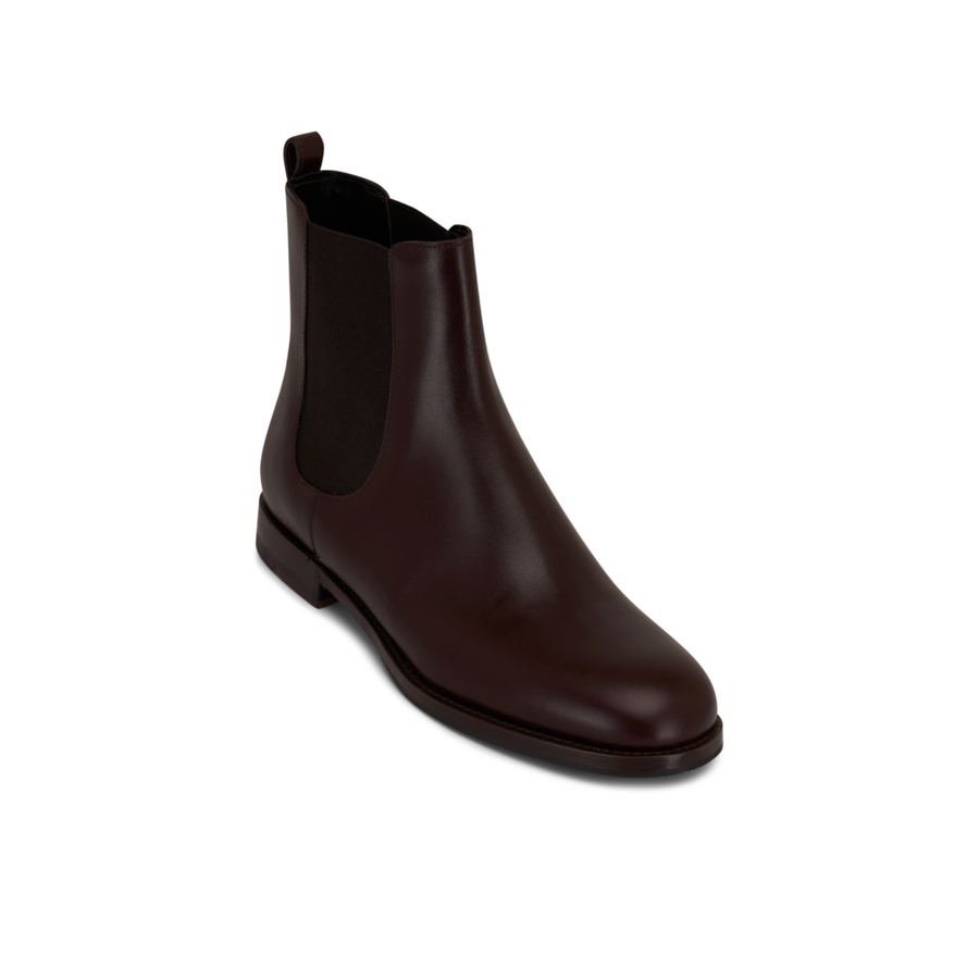 Manolo Blahnik Chelsea Boot in Dark Brown