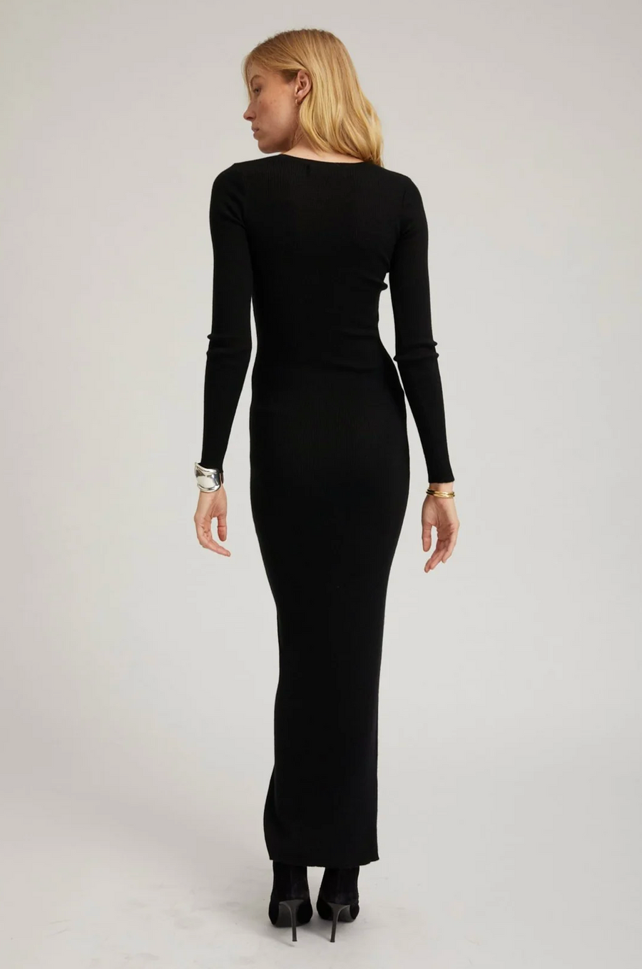 SPRWMN Long Sleeve Crewneck Maxi Dress