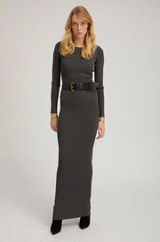 SPRWMN Long Sleeve Crewneck Maxi Dress