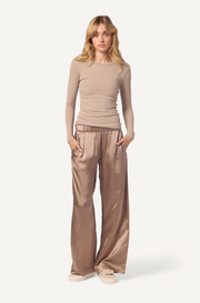 SABLYN High Rise Wide Leg Pant