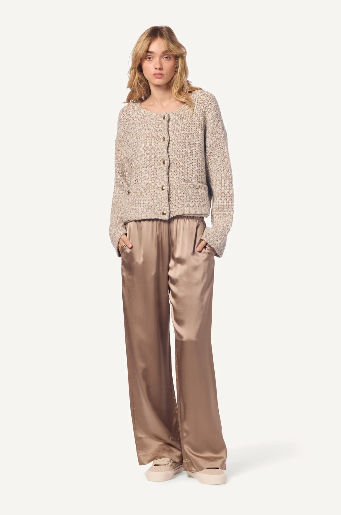 SABLYN High Rise Wide Leg Pant