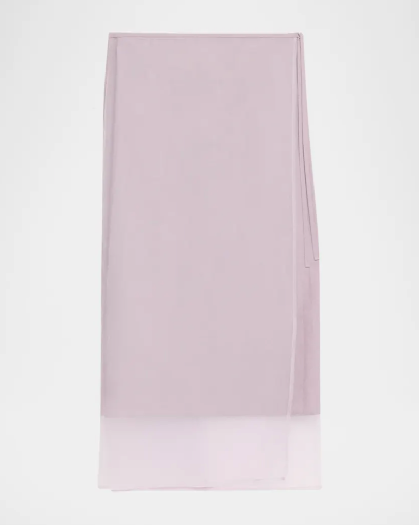 Brunello Cucinelli Organza Wrap Skirt