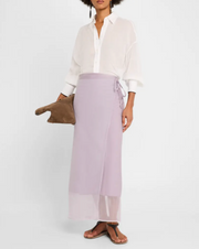 Brunello Cucinelli Organza Wrap Skirt