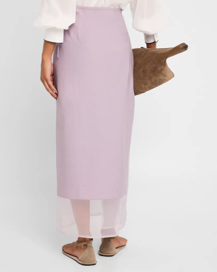 Brunello Cucinelli Organza Wrap Skirt