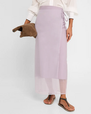 Brunello Cucinelli Organza Wrap Skirt