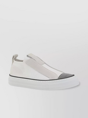 Brunello Cucinelli White Slip On Sneakers