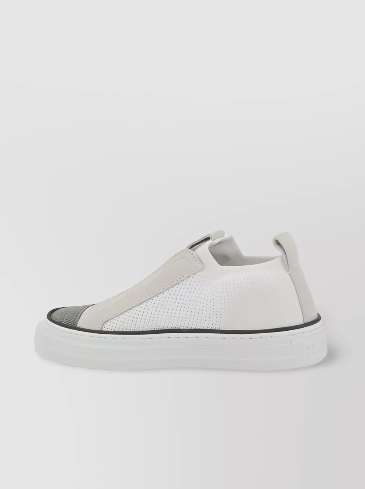 Brunello Cucinelli White Slip On Sneakers