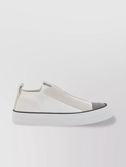 Brunello Cucinelli White Slip On Sneakers