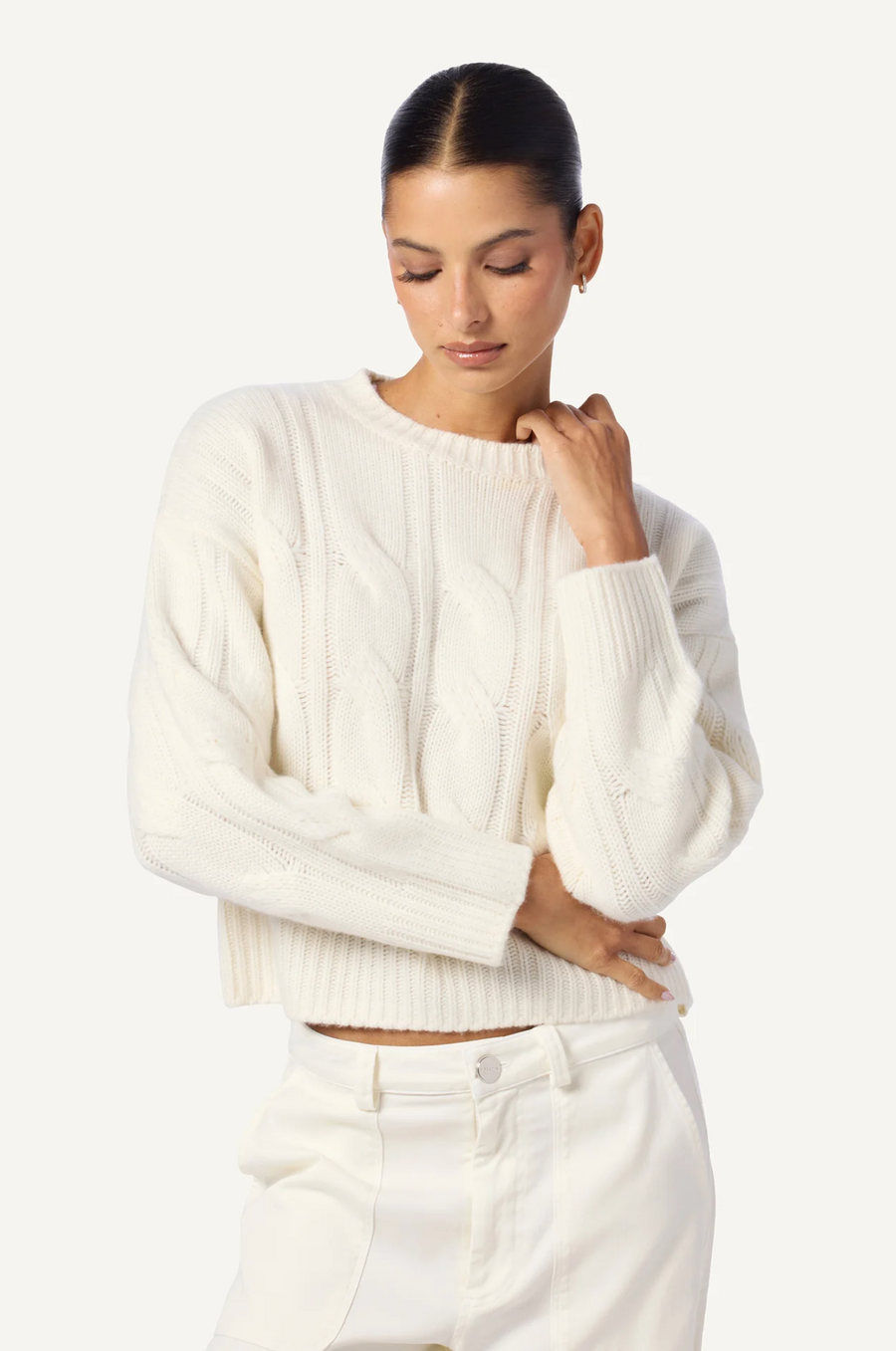 SABLYN Tristan Crewneck Pullover Sweater