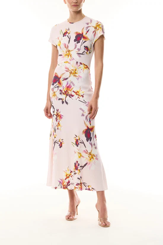 MONIQUE LHUILLIER DAY DRESS - LOTUS MULTI