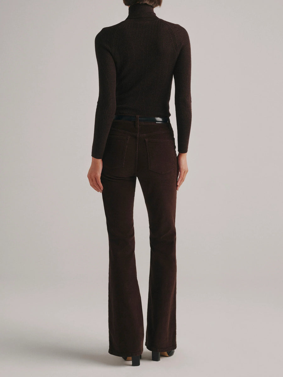 DL1961 TURTLENECK SWEATER - BRUNETTE