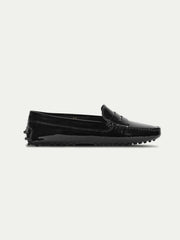 AURELIEN PATENT DRIVING SHOES - BLACK