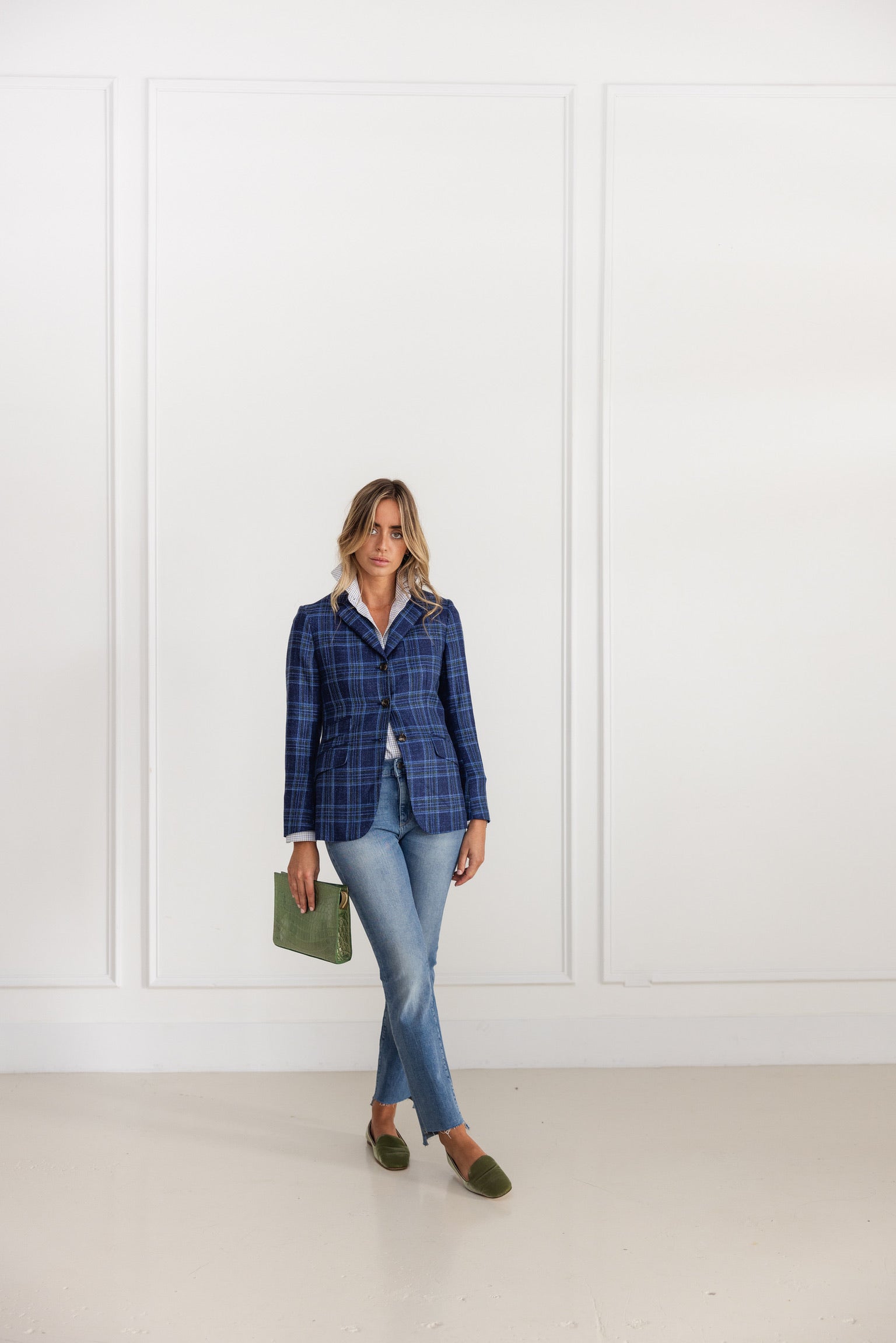 Diane Firsten Plaid Jacket