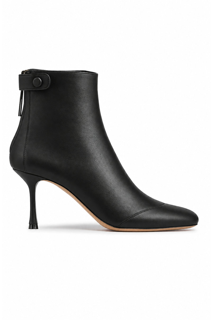 FRANCESCO RUSSO LEATHER BOOT  - BLACK