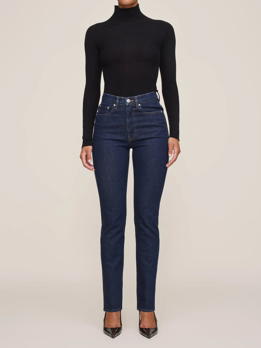 DL1961 TURTLENECK SWEATER - BLACK