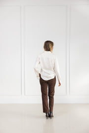 DF ITALIAN MADE SILK SHIRT - IVORY