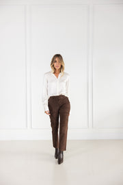 DF ITALIAN MADE SILK SHIRT - IVORY
