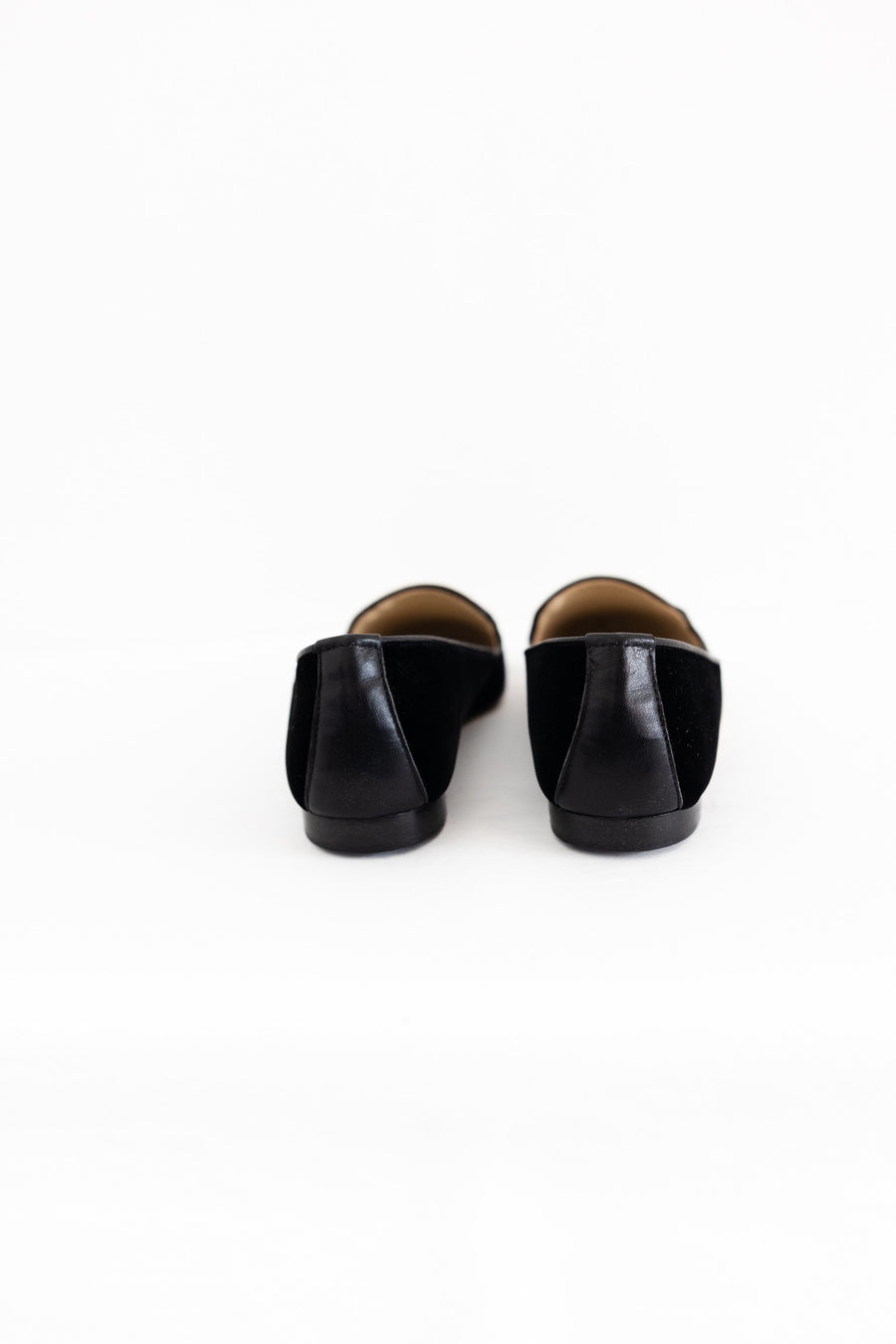 Velvet Slipper in Black